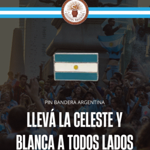 Escarapela pin bandera Argentina